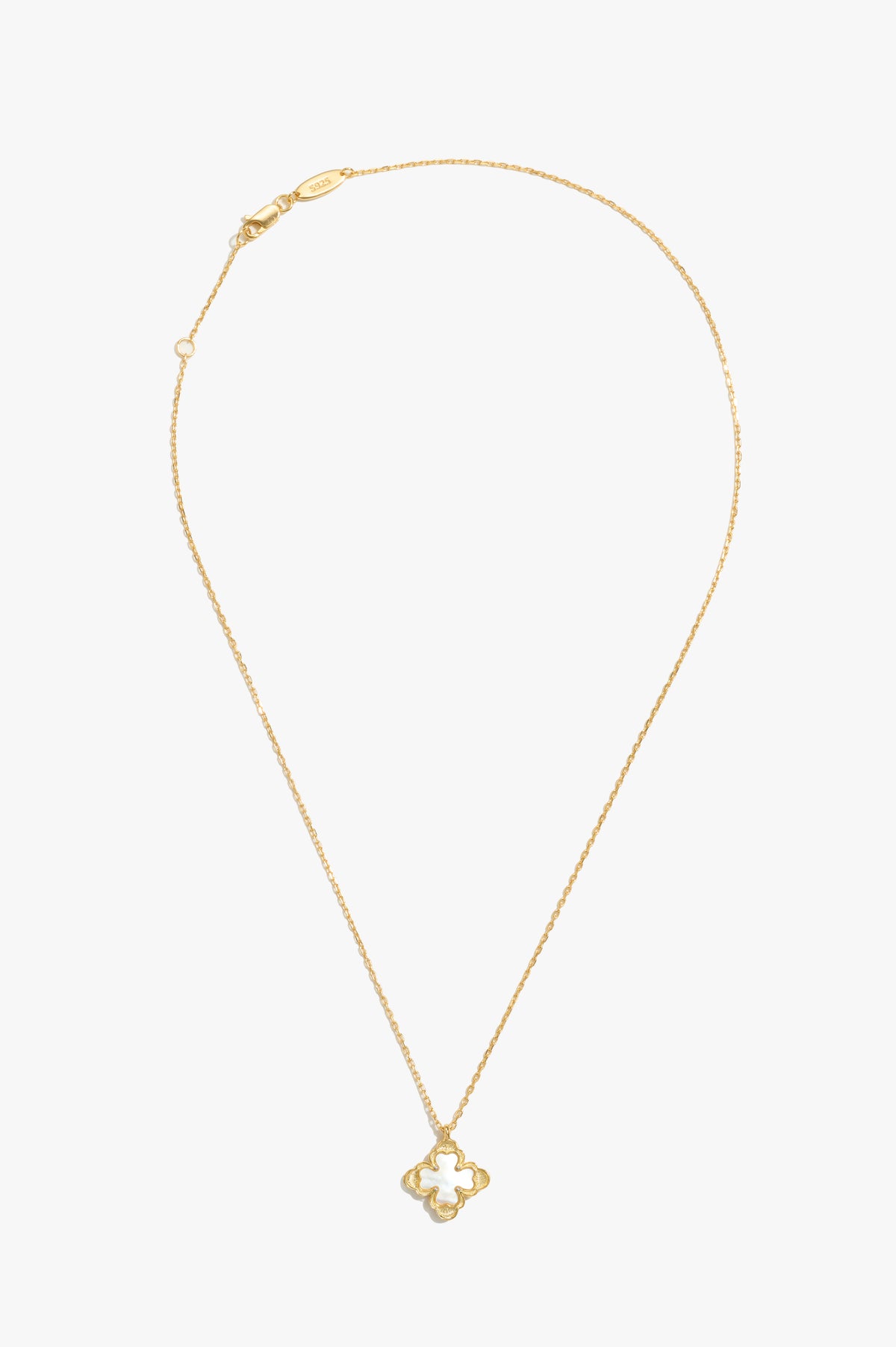 Classic Sacred Bloom Pendant — Mother-of-Pearl