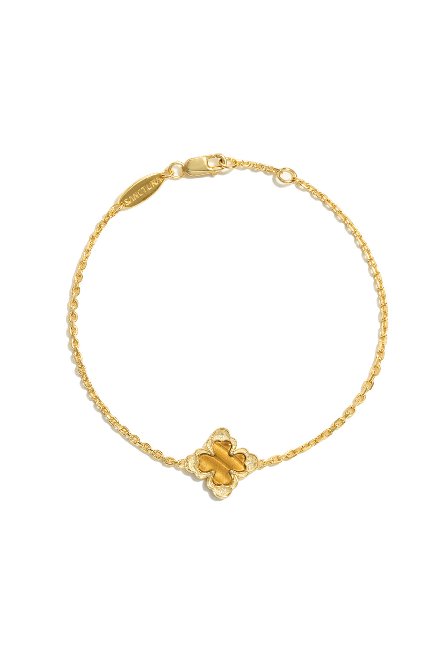 Classic Sacred Bloom Bracelet — Tiger's Eye