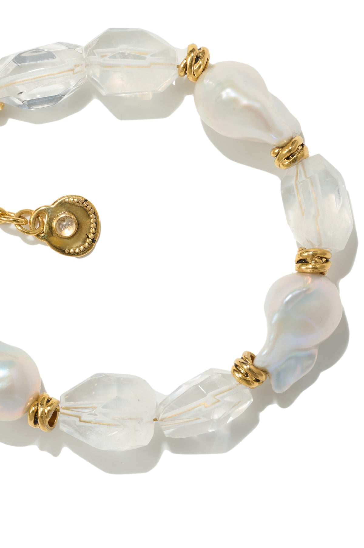 Organic Muse Baroque Pearl Bracelet — detail