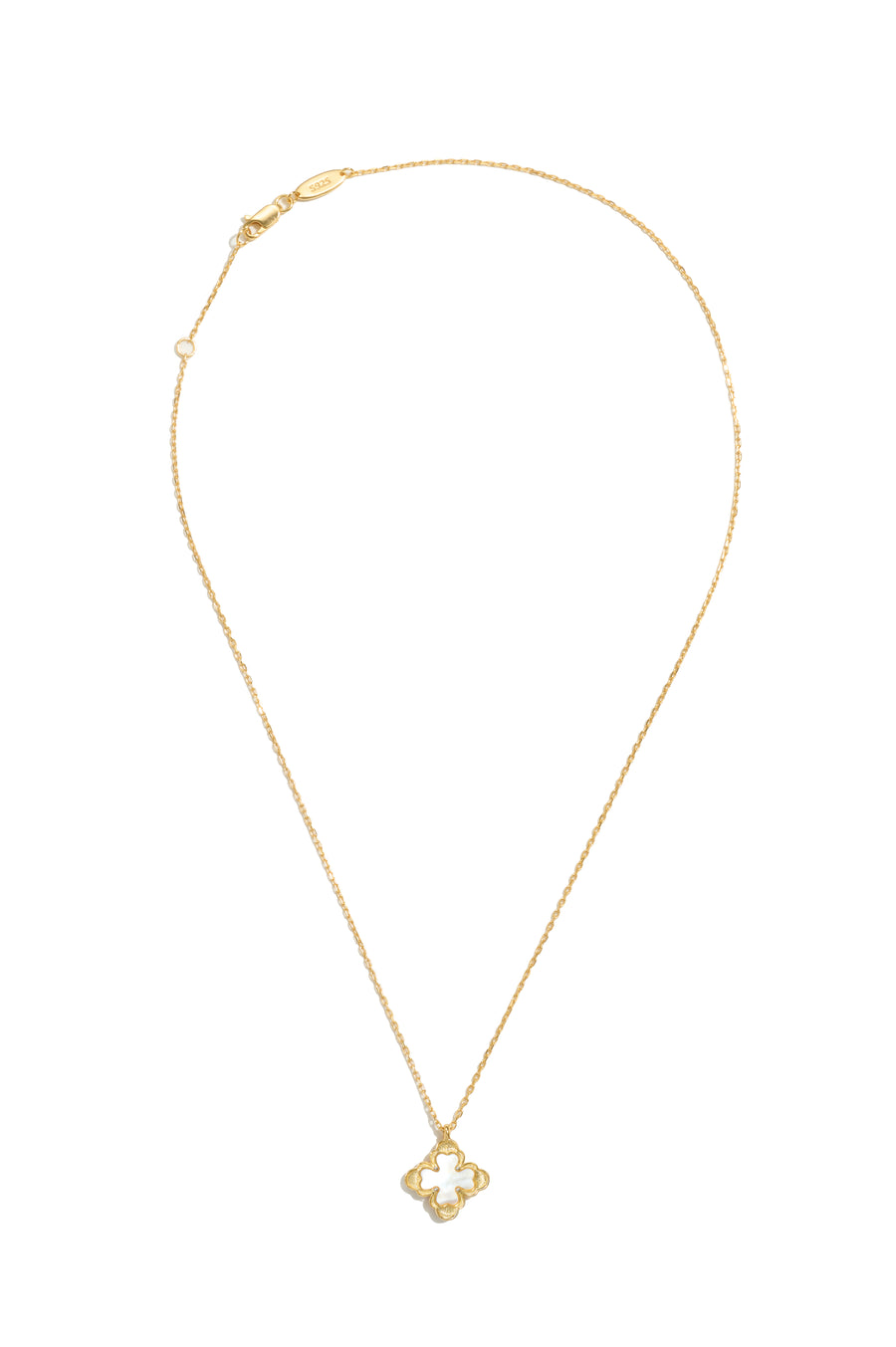 Classic Sacred Bloom Pendant — Mother-of-Pearl